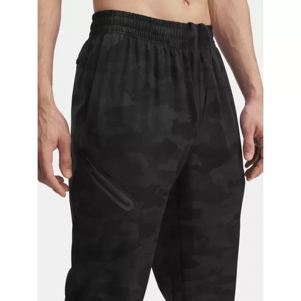  Pánske tepláky UNDER ARMOUR UA UNSTOPPABLE WOVEN JOGGER 1388823-005 ČIERNA 
