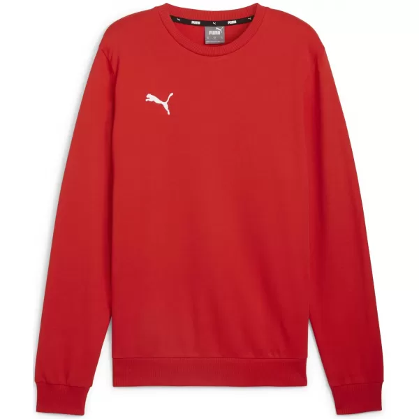  Pánska mikina PUMA TEAMGOAL CASUALS CREW NECK S 658592_01 PUMA RED/PUMA WHITE 