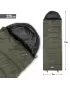 Spací vak PENTAGON SENTINEL SLEEPING BAG 220GR/M² D19001 HNEDÁ ŠEDÁ