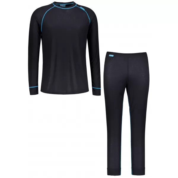  Pánsky termo set ALTISPORT GAIN ČIERNA/MODRÁ 