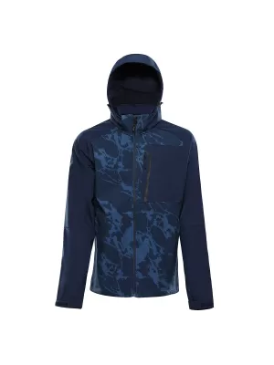 Pánska bunda so softshell ALPINE PRO HOOR MODRÝ