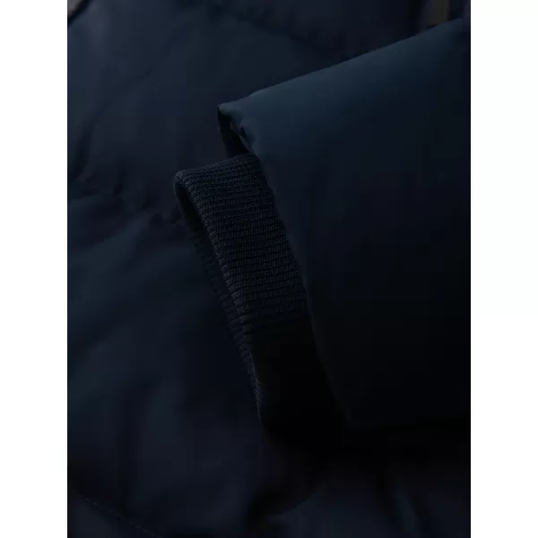  Pánska bunda OMBRE OM-JAHP-0304 NÁMORNÍCKA MODRÁ 