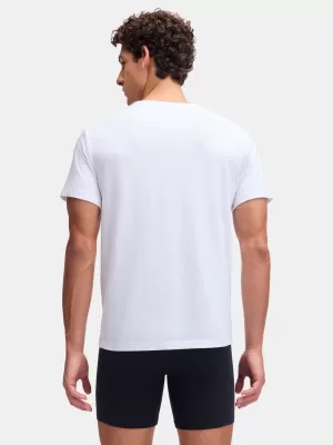 Pánske tričko UNDER ARMOUR M UA PERF COTTON CREW NECK-2PK 6007621-100 BIELA