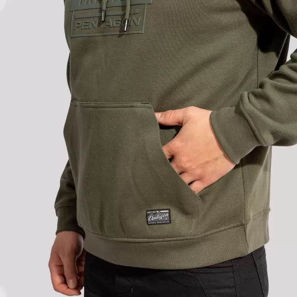  Mikina PENTAGON PHAETON HOOD SWEATER K09021-DT01 ČIERNA 