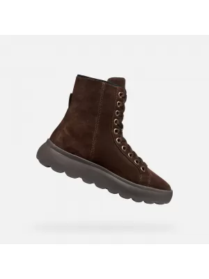 Dámske topánky GEOX SPHERICA EC4.1 G009293 TMAVO HNEDÁ