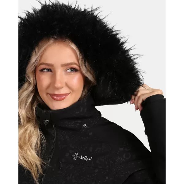  Dámska lyžiarska bunda KILPI LENA-W ZL0106KI ČIERNA 