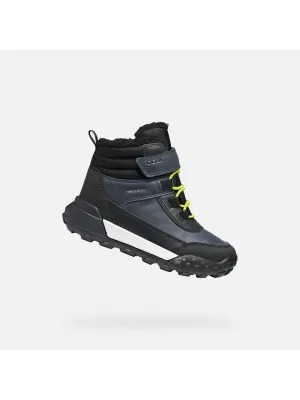 Chlapčenské členkové čižmy GEOX TREKKYUP ABX J46MBE0MEMSC0749 TMAVO MODRÁ