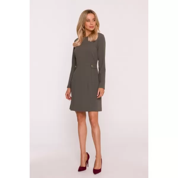  Šaty STYLOVE S419 KAKI 