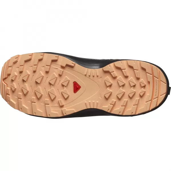  Detská obuv SALOMON XA PRO V8 WINTER WATERPROOF J CÍNOVÝ/ČIERNY/BROSKYŇOVÝ FUZZ 