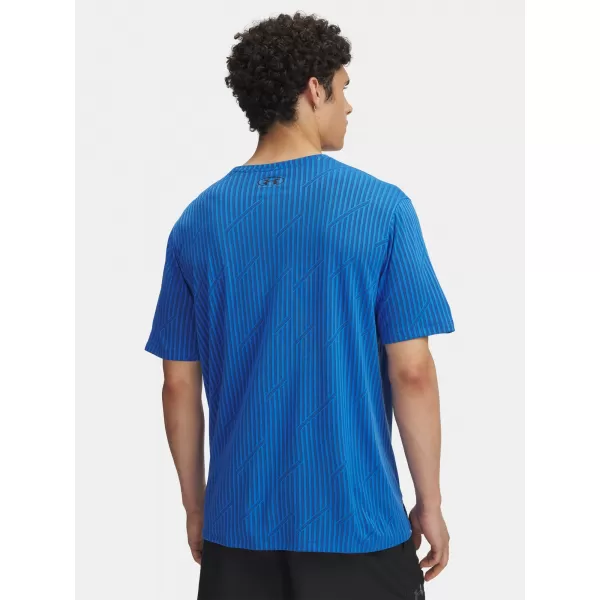  Pánske tričko UNDER ARMOUR UA TECH VENT JACQUARD MODRÁ 