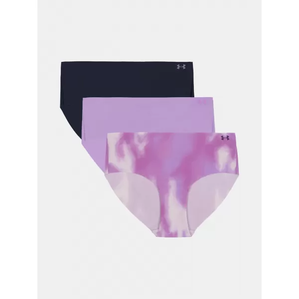  Dámske nohavičky UNDER ARMOUR UA PURE STRETCH NS HIP - 3PK 1383896-575 BANNER 