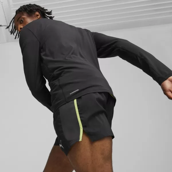  Športové tričko PUMA RUN CLOUDSPUN 1/4 ZIP 52499201 PUMA ČIERNA 