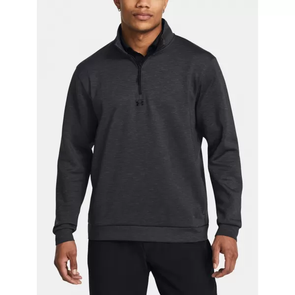  Pánska mikina UNDER ARMOUR UA DRIVE MIDLAYER PULLOVER 1387124-001 ČIERNA 