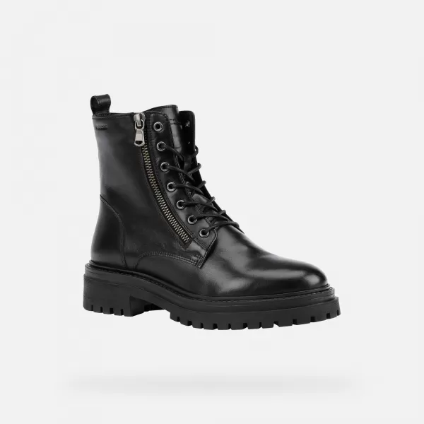  Dámske topánky GEOX IRIDEA G004094 ČIERNA 