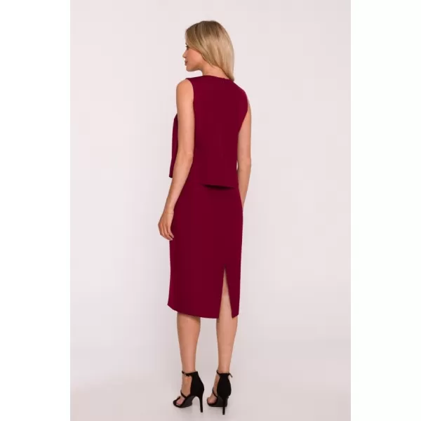  Šaty STYLOVE S422 GAŠTANOVÉ 