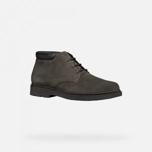  Pánske topánky GEOX SPHERICA EC1 G006529 TMAVOŠEDÁ 