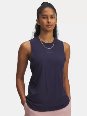Dámske tielko UNDER ARMOUR UA VARSITY TANK 6005631-410 MODRÁ