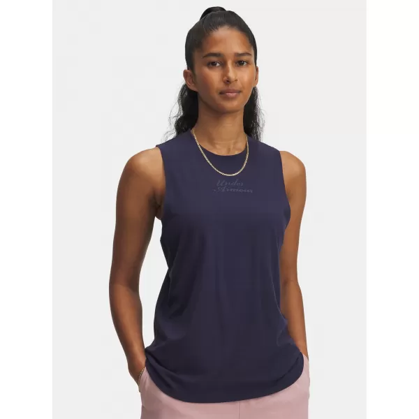  Dámske tielko UNDER ARMOUR UA VARSITY TANK 6005631-410 MODRÁ 