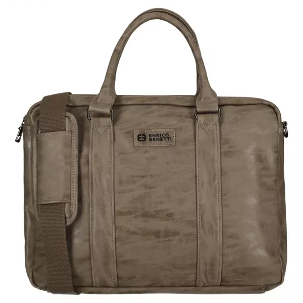  Taška ENRICO BENETTI ROTTERDAM 15 NOTEBOOK BAG STREDNE TAUPE 
