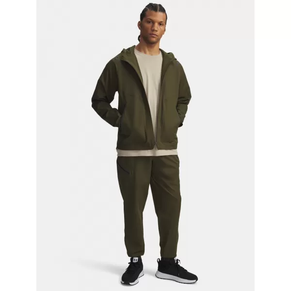  Pánske tepláky UNDER ARMOUR UA UNSTOPPABLE WOVEN JOGGER 1388823-308 ZELENÁ 