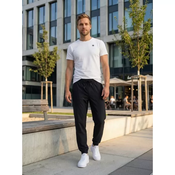  Pánske nohavice ALTISPORT ATS JOGGER CLASSIC - FIT ČIERNA 
