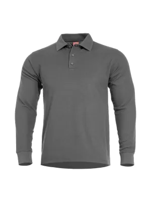 tričko PENTAGON ANIKETOS LONG POLO K09013 VLK/SIVÁ