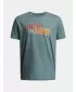 Chlapčenské tričko UNDER ARMOUR UA OVERLAY WM SS 6005069-323 ZELENÁ