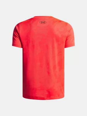 Chlapčenské tričko UNDER ARMOUR UA TECH VENT JCQRD SS 1390019-713 ČERVENÁ