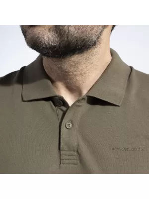 Pánske tričko s golierom PENTAGON MOTH PIQUET POLO SHIRT K09047 BIELA