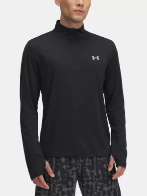 Pánske tričko UNDER ARMOUR UA LAUNCH 1/4 ZIP 6005542-001 ČIERNA