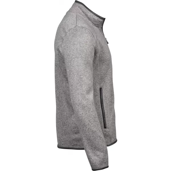  Pánska mikina TEE JAYS | TJ 9615 GREY MELANGE 
