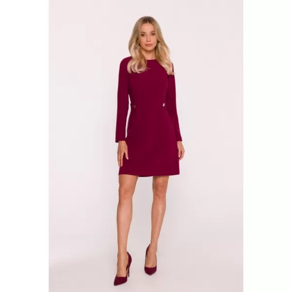 Šaty STYLOVE S419 GAŠTANOVÉ 