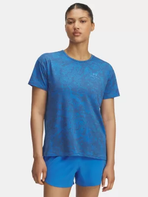Dámske tričko UNDER ARMOUR VANISH ENERGY SS 2.0 PRINT 1389222-402 MODRÁ