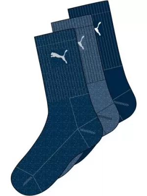 Pánske ponožky PUMA CREW SOCK 3P 88035503 NÁMORNÍCKY
