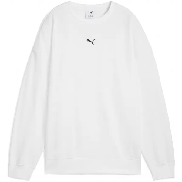  Dámska mikina PUMA ESS OVERSIZED CREW FL 68540002 PUMA BIELA 