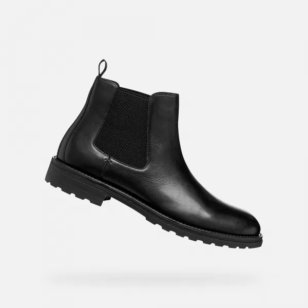  Pánske topánky GEOX REDCLIF G011413 ČIERNA 