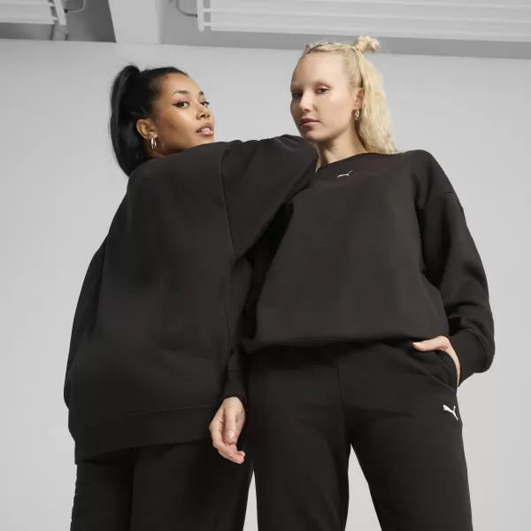  Dámska mikina PUMA ESS OVERSIZED CREW FL 68540001 PUMA BLACK 