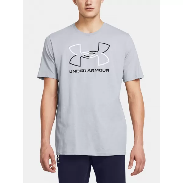  Pánske tričko UNDER ARMOUR UA GL FOUNDATION UPDATE SS 1382915-011 SIVÁ 