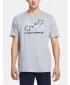 Pánske tričko UNDER ARMOUR UA GL FOUNDATION UPDATE SS 1382915-011 SIVÁ