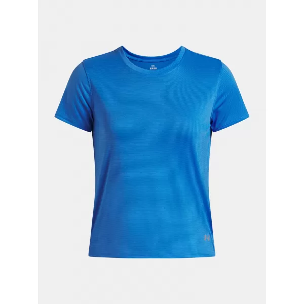  Dámske tričko UNDER ARMOUR UA LAUNCH SHORTSLEEVE 1382434-402 MODRÁ 
