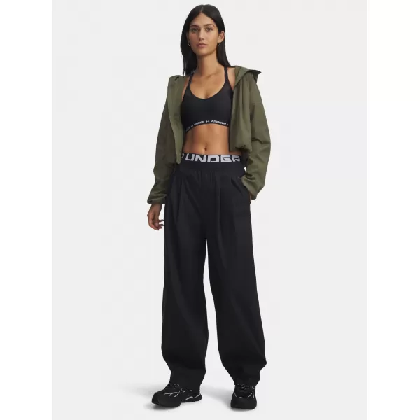  Dámske športové nohavice UNDER ARMOUR UA UNSTOPPABLE WVN PLEAT PT 6007027-001 ČIERNA 