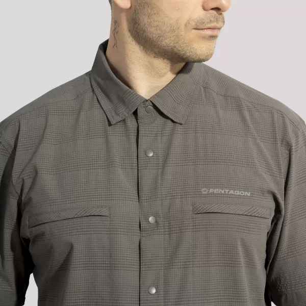  Pánska košeľa PENTAGON RIPPLE SUNPROOF SHIRT K02028 VLK/SIVÁ 