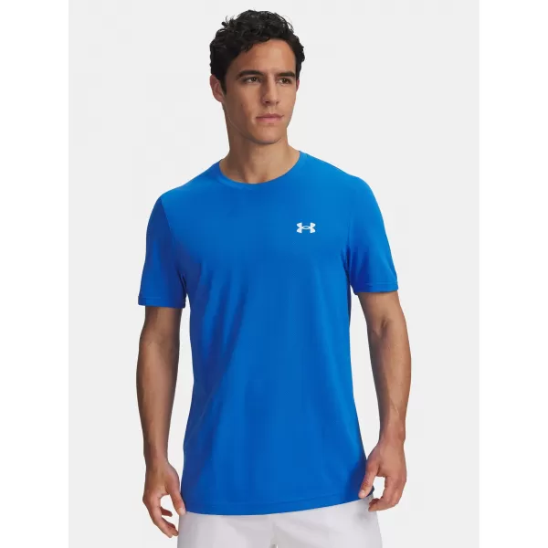  Pánske tričko UNDER ARMOUR VANISH SEAMLESS NOVELTY SS MODRÁ 