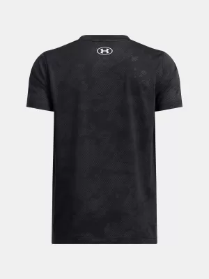 Chlapčenské tričko UNDER ARMOUR UA TECH VENT JCQRD SS 1390019-001 ČIERNA