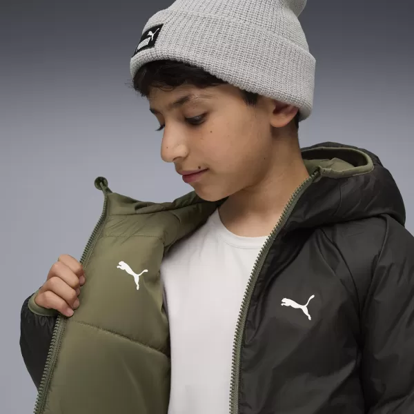  Sako PUMA REVERSIBLE PUFFER JACKET 68840781 LALOK ZELENÝ 