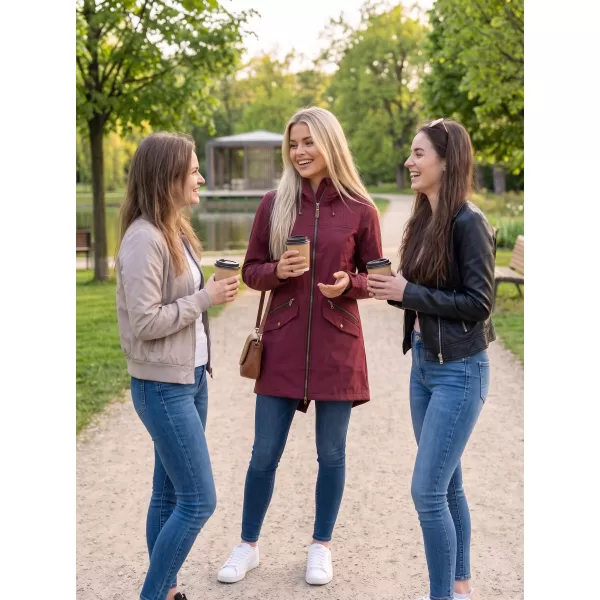  Dámska bunda softshell ALTISPORT GEMEE BURGUNDSKO 