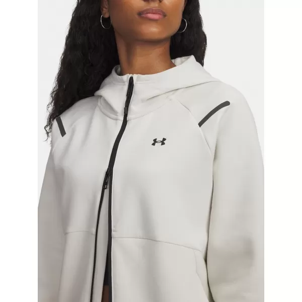  Dámska mikina UNDER ARMOUR UNSTOPPABLE FLEECE FZ 1379842-110 BIELA 
