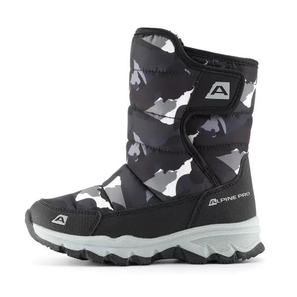  Detská obuv ALPINE PRO IREMO ČIERNA 