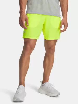 Pánske šortky UNDER ARMOUR UA LAUNCH 7 SHORTS JANTÁROVÁ