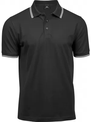 Pánske tričko TEE JAYS | TJ 1407 BLACK/WHITE